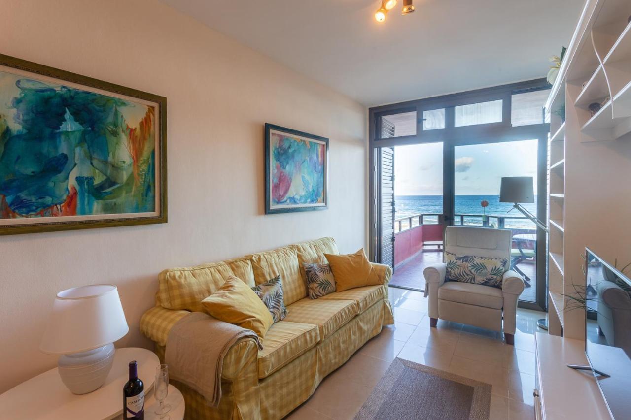 Front Line Beach With Fantastic Terrace. Telde Buitenkant foto