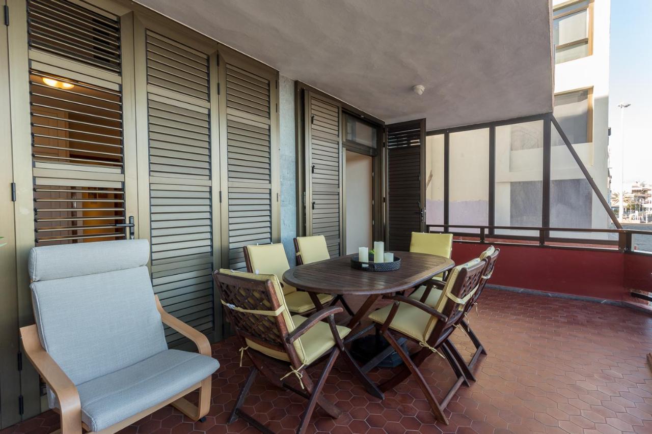 Front Line Beach With Fantastic Terrace. Telde Buitenkant foto
