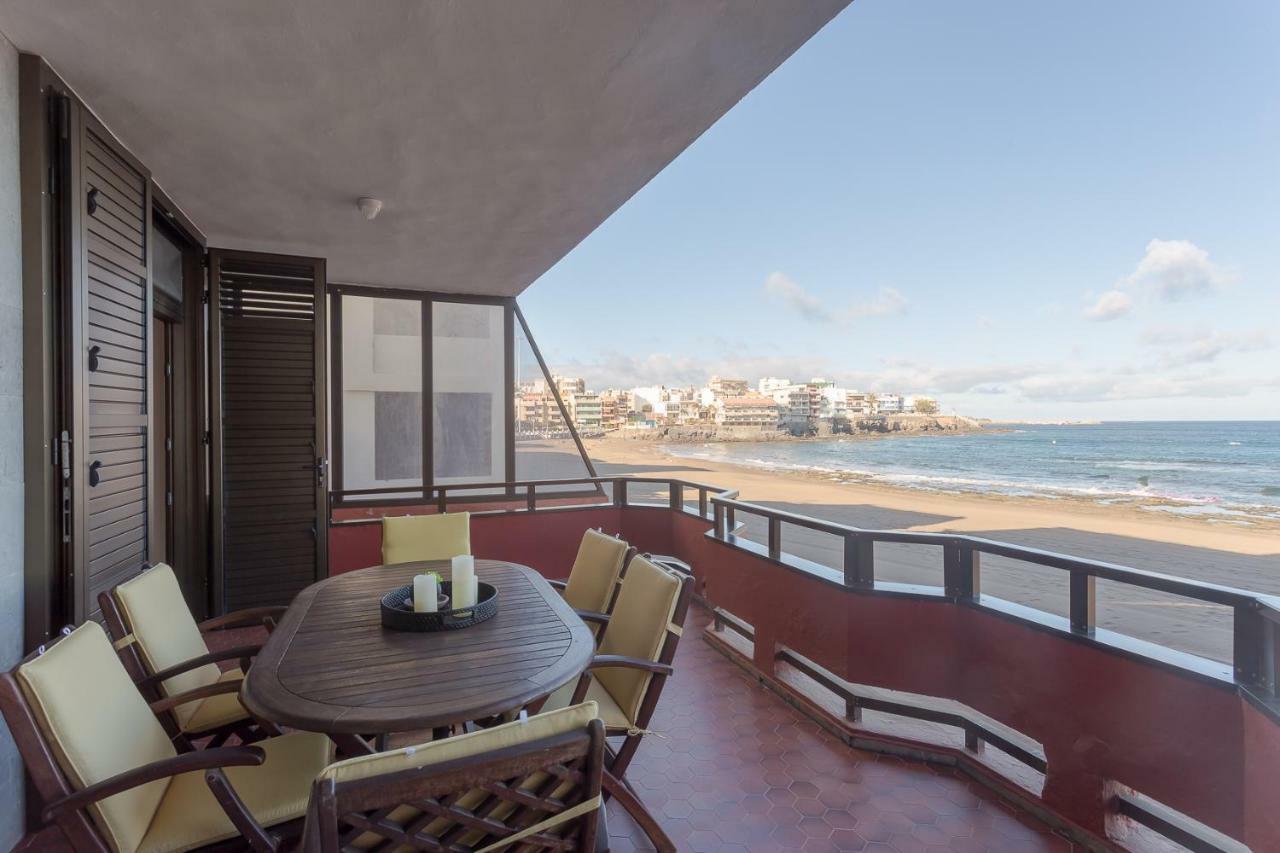 Front Line Beach With Fantastic Terrace. Telde Buitenkant foto